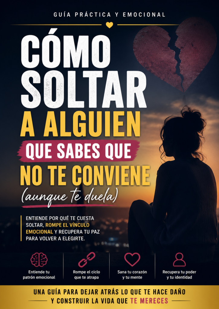 Como soltar a alguien que no te conviene (aunque te duela)