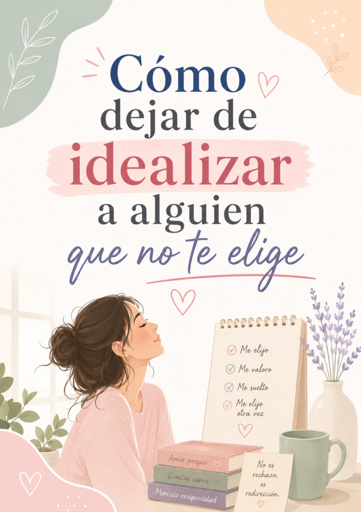 Cómo dejar de idealizar a alguien que no te elige